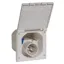 Aquafax Flush Mounted Mains Inlet Socket in White