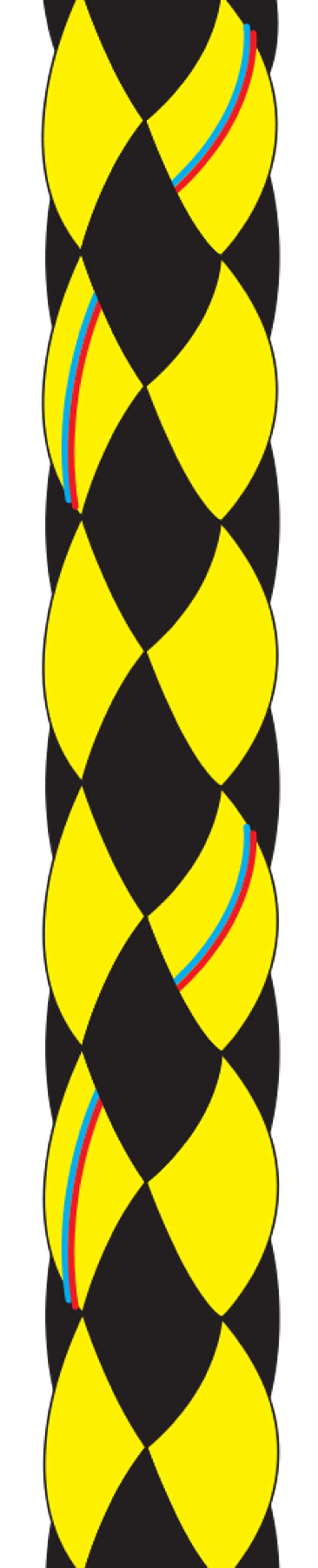 Evolution 8 Plait Pre-Stretched Yellow/Black