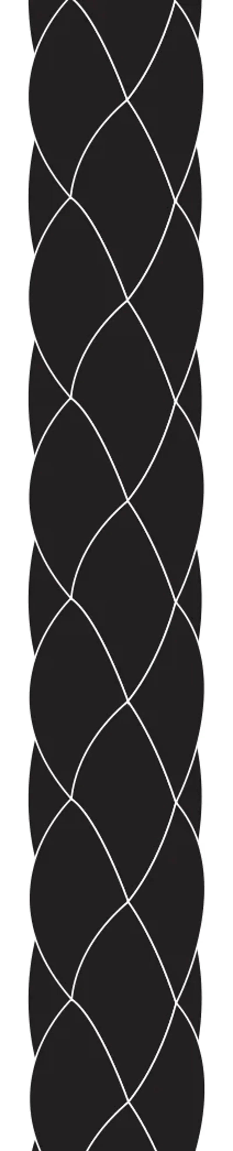 8 Plait Standard Black