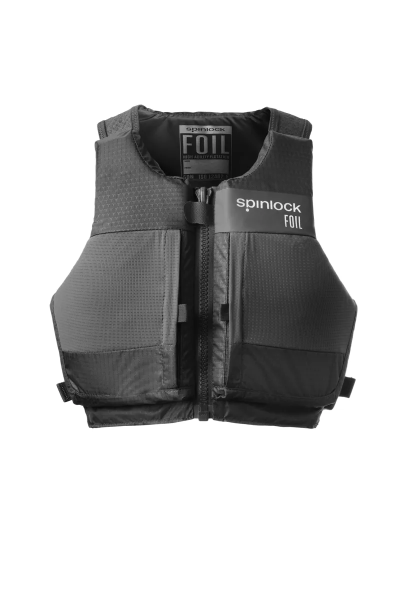 Spinlock Front Zip Buoyancy Aid Black Graphite