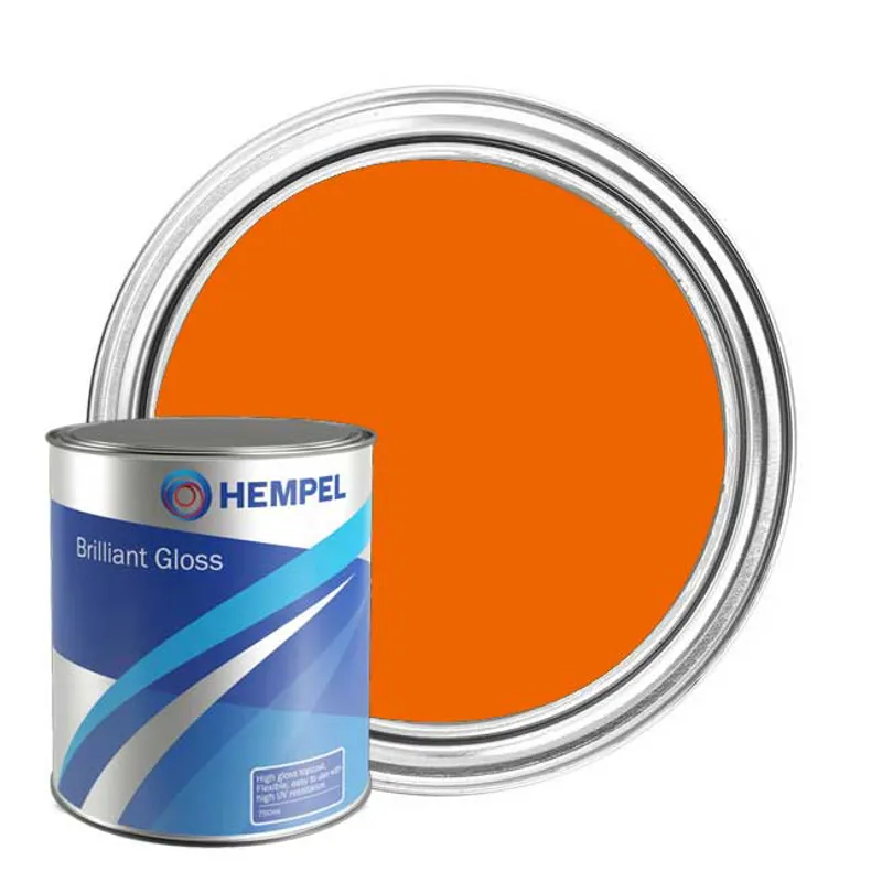 Hempel Brilliant Gloss Survival Orange 750ML