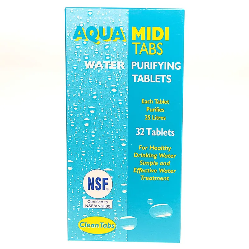 Clean Tabs Aqua Clean Midi Tabs Box of 32