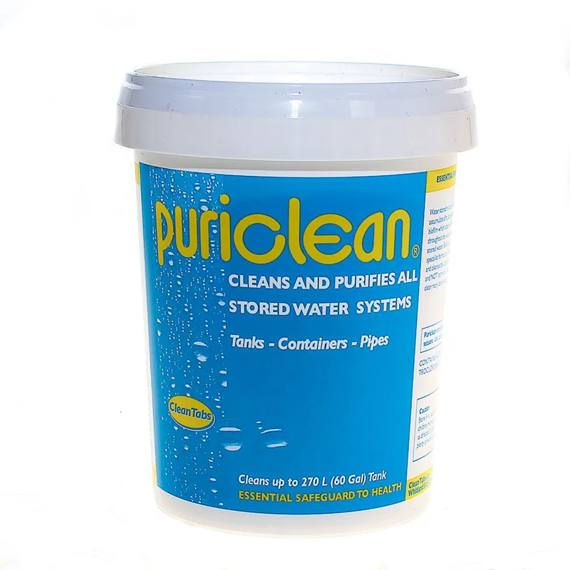 Clean Tabs Water Cleaner and Purifier Tabs Puriclean 400g