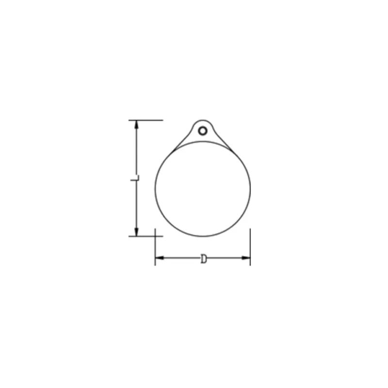 Anchor Ball Heavy Duty Fenders / Floats 33 x 38 in R Blue-1