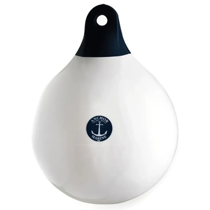Anchor Ball Heavy Duty Fenders / Floats 33 x 38 in White