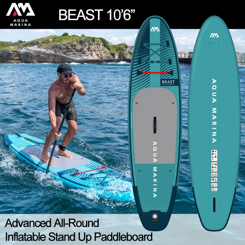 Aqua Marina Beast Advanced All Around iSUP 10'6 in Blue-1