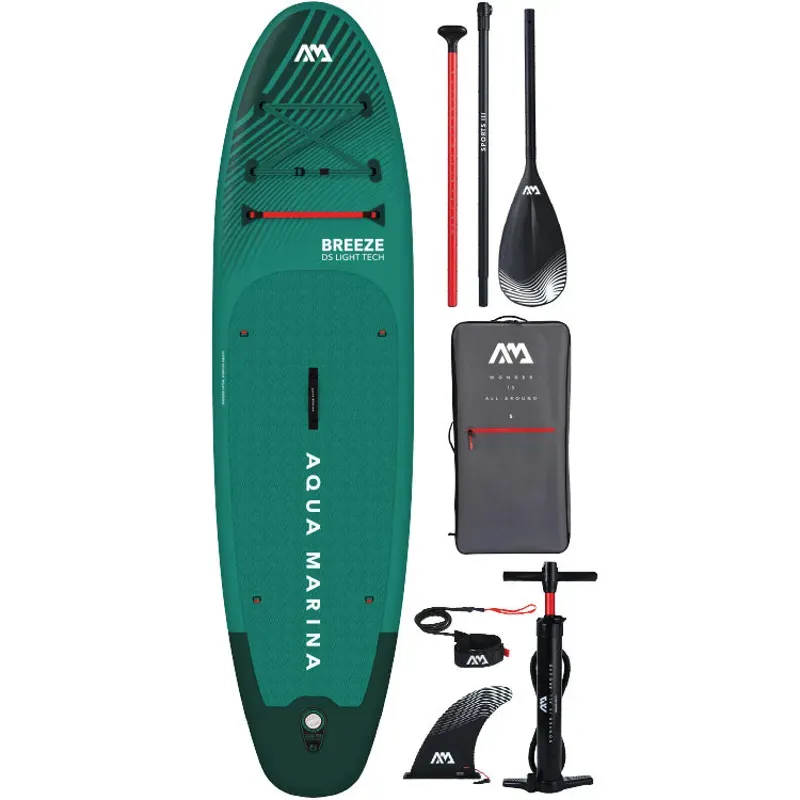 Aqua Marina Breeze All Around iSUP 9'10 Stand Up Paddle Board Package