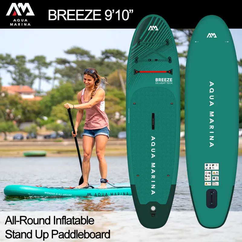 Aqua Marina Breeze All Around iSUP 9'10 Stand Up Paddle Board Package-7