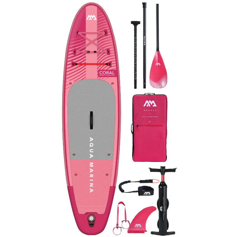 Aqua Marina Coral Advanced All Around iSUP 10'2 in Pink
