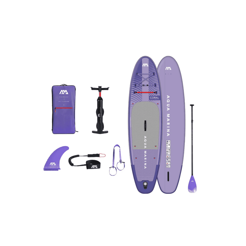Aqua Marina Coral Advanced All Around iSUP 10'2 in Purple