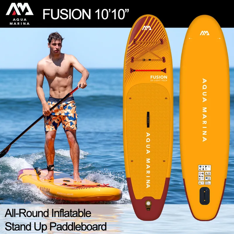 Aqua Marina Fusion All Around Stand Up Paddle Board 10'10 in Orange-3