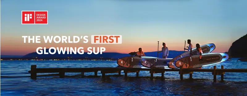 Aqua Marina Glow All Around SUP with Ambient Light System 10'4 in Glow-12