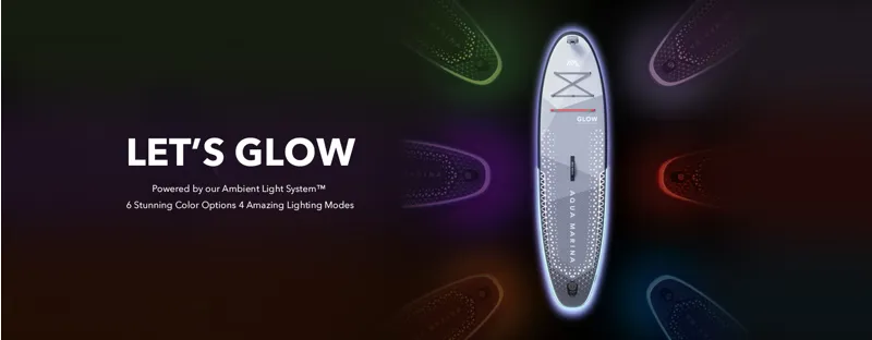 Aqua Marina Glow All Around SUP with Ambient Light System 10'4 in Glow-2