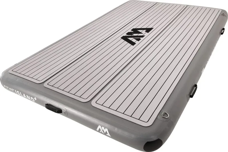 Aqua Marina ISLAND+ Inflatable Air Platform 2.5x1.6/15cm in Grey