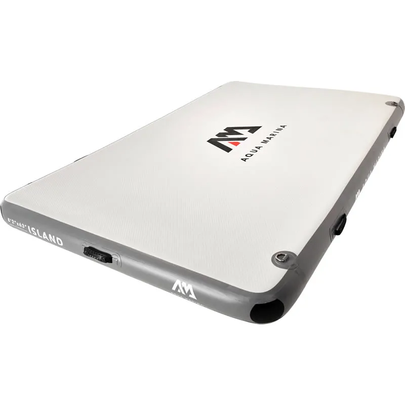 Aqua Marina ISLAND Inflatable Air Platform 2.5x1.6m/15cm in Grey-2