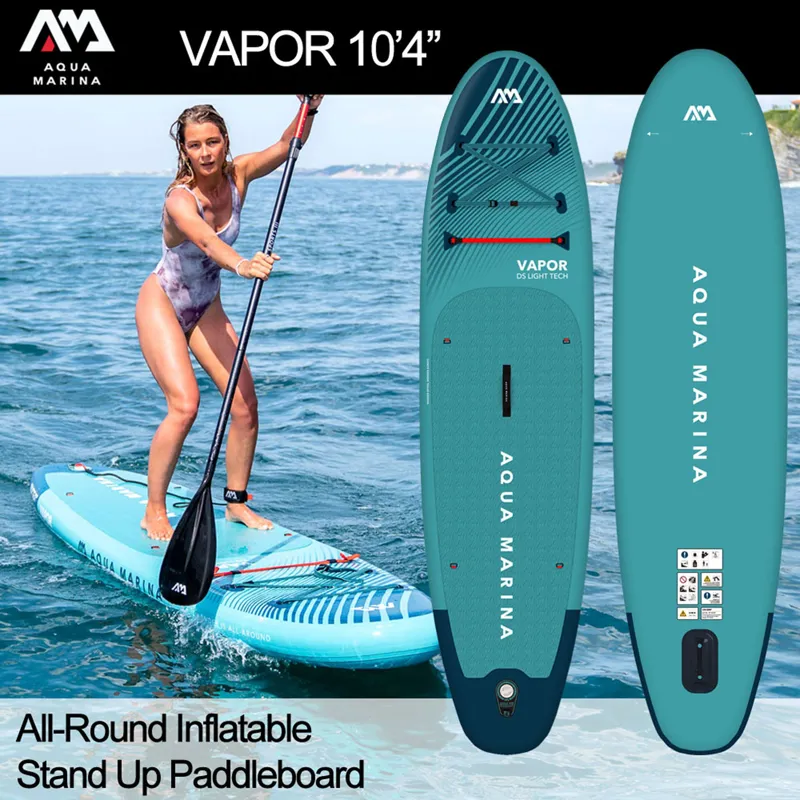 Aqua Marina Vapor All Around SUP Package 10'4 in Blue-5