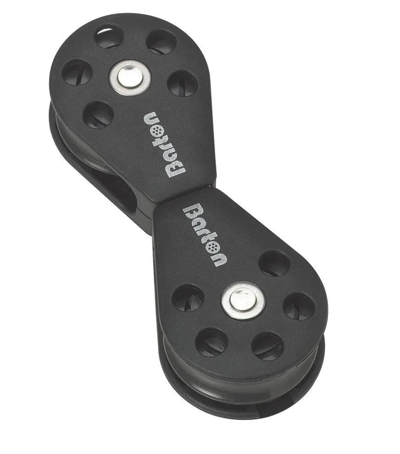 Barton Size 1 Plain Bearing Pulley Block Back To Back Swivel Block