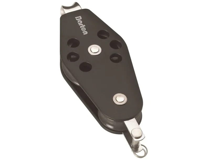 Barton Plain Bearing Pulley Block Fiddle Fixed Eye and Becket Size 3