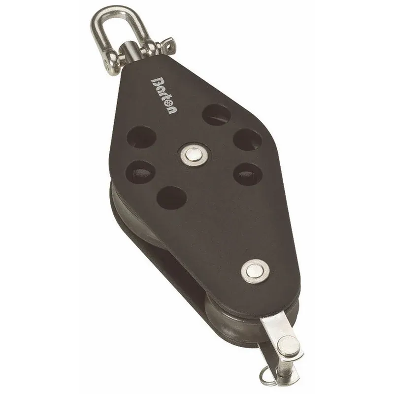 Barton Size 5 Plain Bearing Pulley Block Fiddle Swivel and Becket