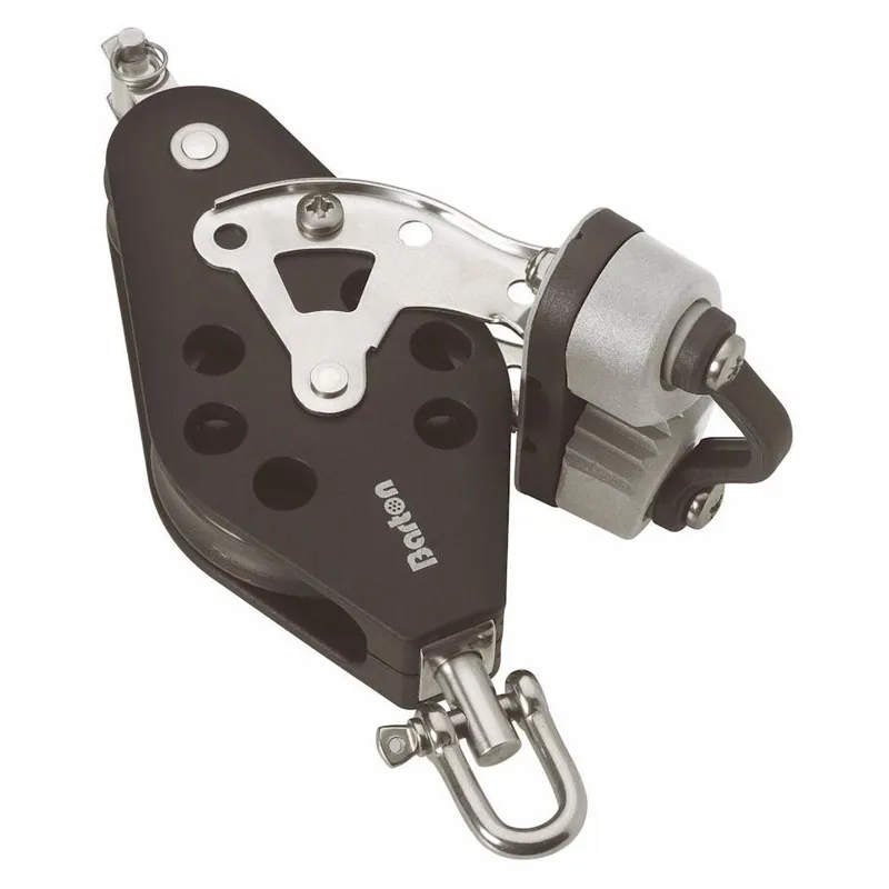 Barton S3  Plain Bearing Pulley Block Fiddle Swivel Becket Plastic Cam