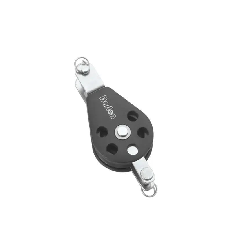 Barton Size 2 Plain Bearing Pulley Block Single Double Tang and Becket