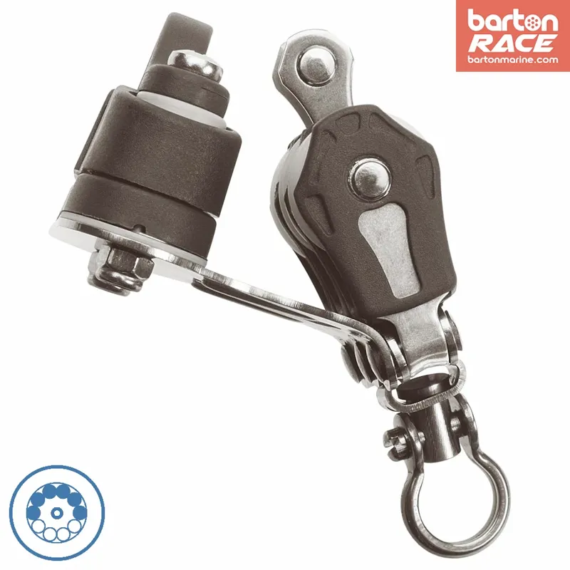 Barton Plain Bearing Pulley Block Triple Becket and Swivel 20mm Size 0