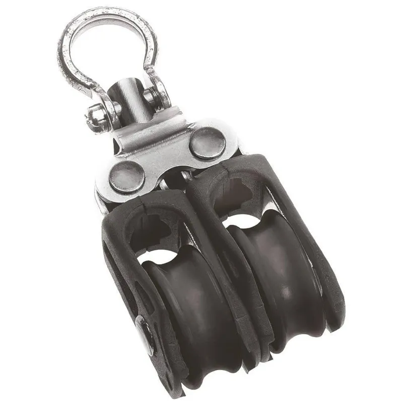 Barton Size 0 20mm Plain Bearing Pulley Block Double Swivel