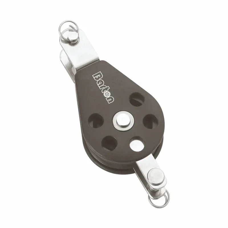 Barton Size 1 Plain Bearing Pulley Block Single Double Tang Becket