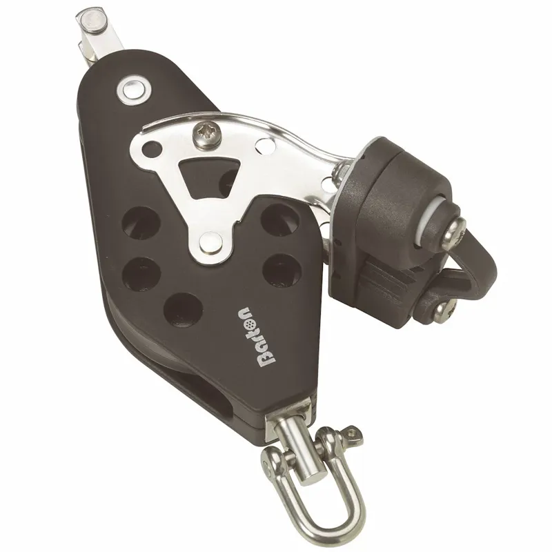 Barton Size 2 Plain Bearing Pulley Block Fiddle Swivel and Becket