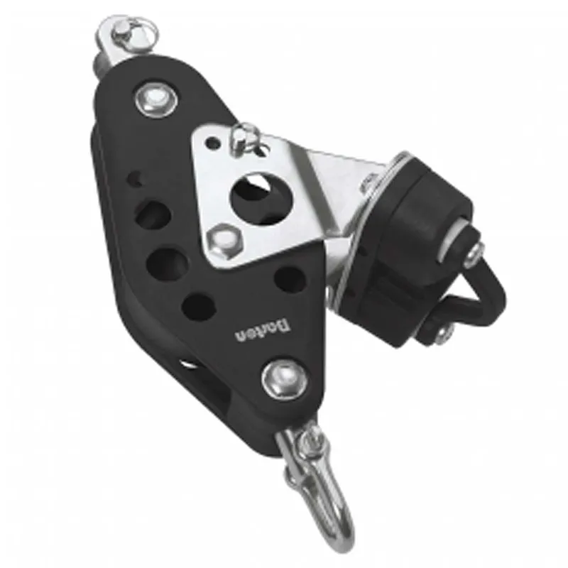Barton Size 5 Plain Bearing Fiddle Swivel Becket and Cam Pulley Block
