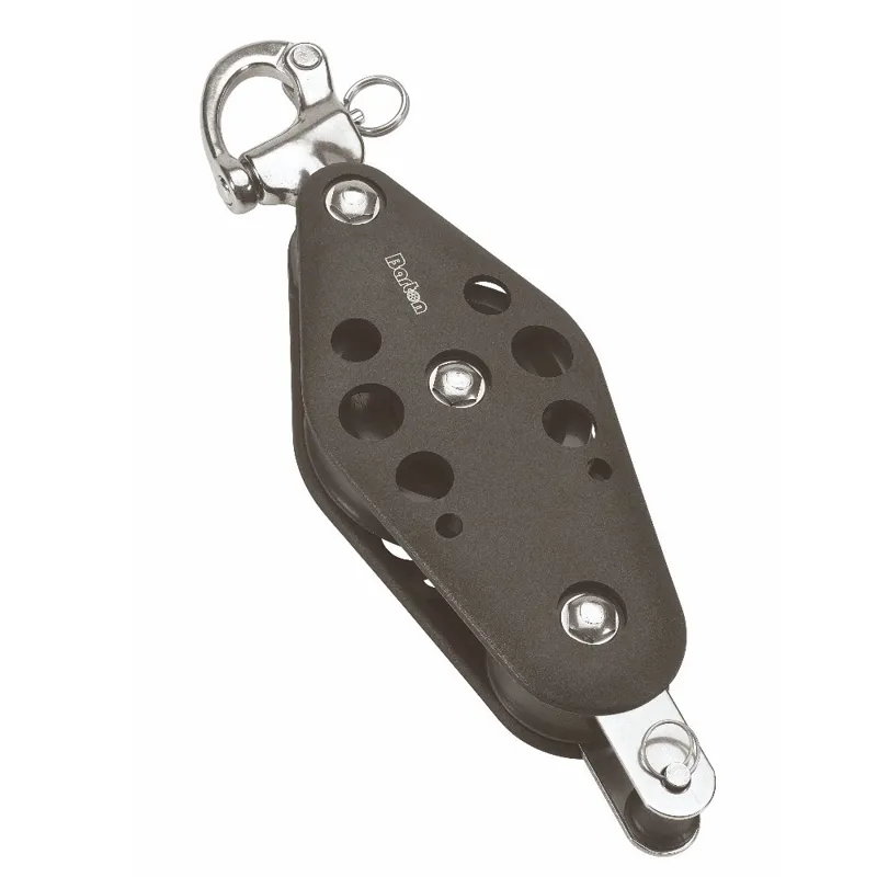 Barton Size5 Plain Bearing Pulley Block Fiddle Snap Shackle and Becket