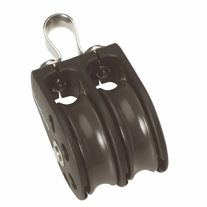 Barton Size 5 Plain Bearing Pulley Block Double Block Fixed Eye