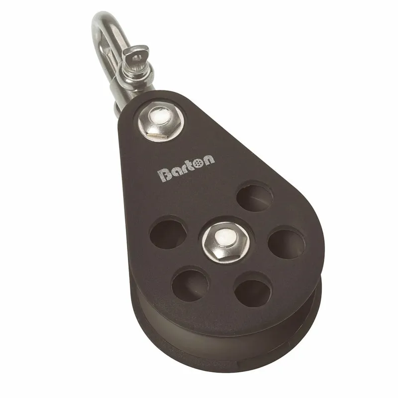 Barton Size 5 Plain Bearing Pulley Block Single Block Swivel