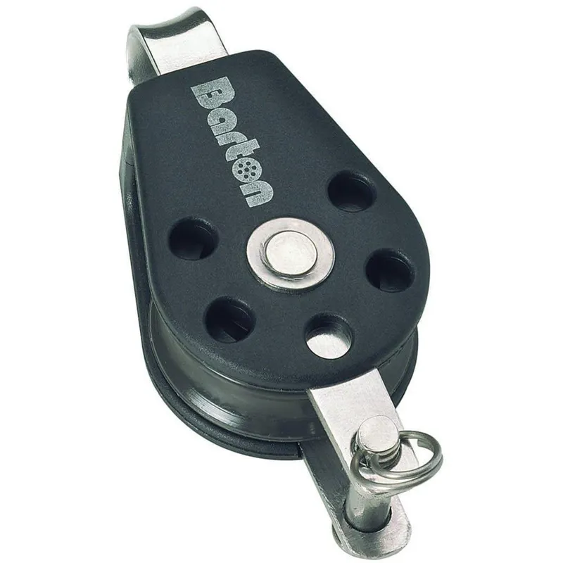 Barton Size 5 Plain Bearing Pulley Block Single Fixed Eye and Becket