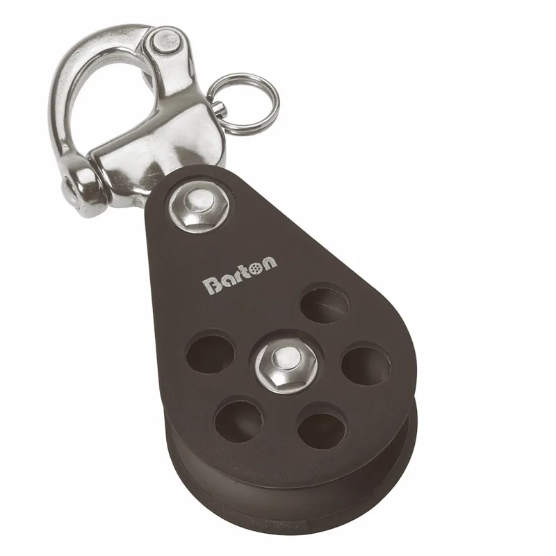 Barton Size 5 Plain Bearing Pulley Block Snap Shackle