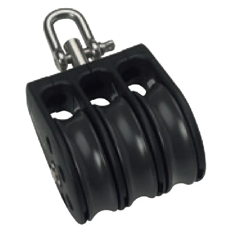 Barton Size 5 Plain Bearing Pulley Block Triple Reverse Shackle