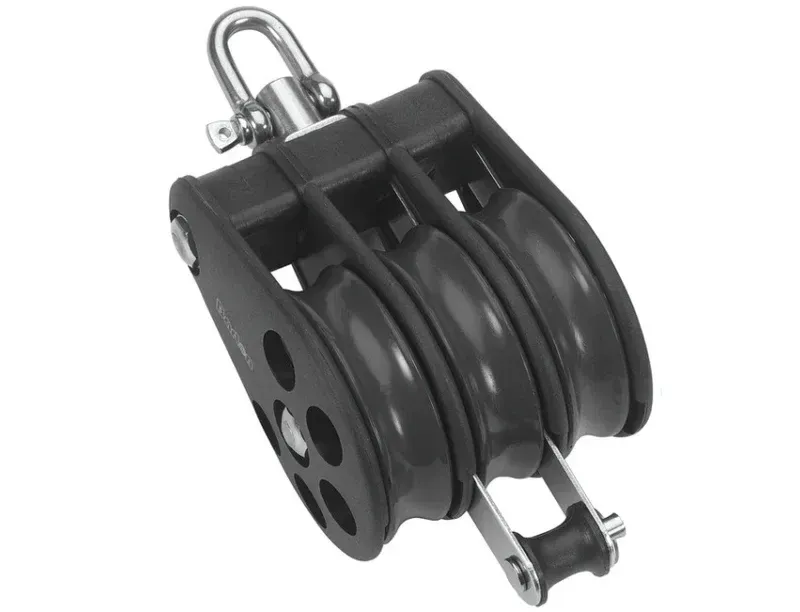 Barton Size 5 Plain Bearing Pulley Block Triple Swivel and Becket
