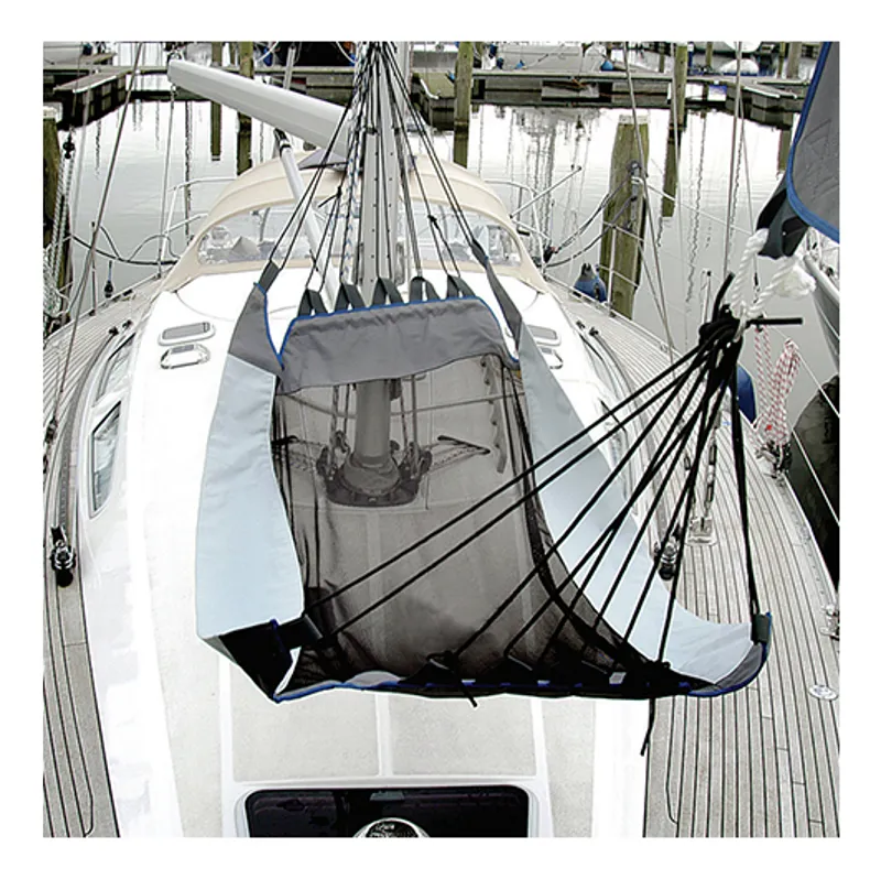 Blue Performance Hammock with Forestay Suspension 210x100/120cm
