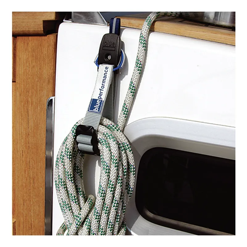 Blue Performance Rope Clips Pair 22cm-32cm