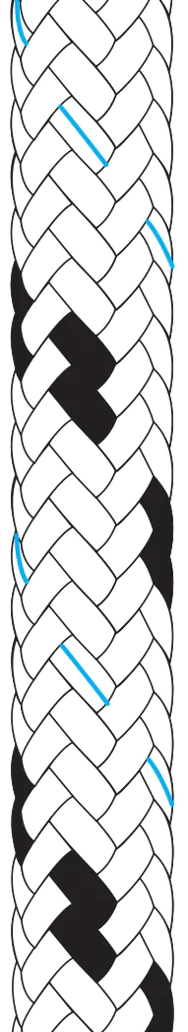 Braid on Braid White/Black Fleck