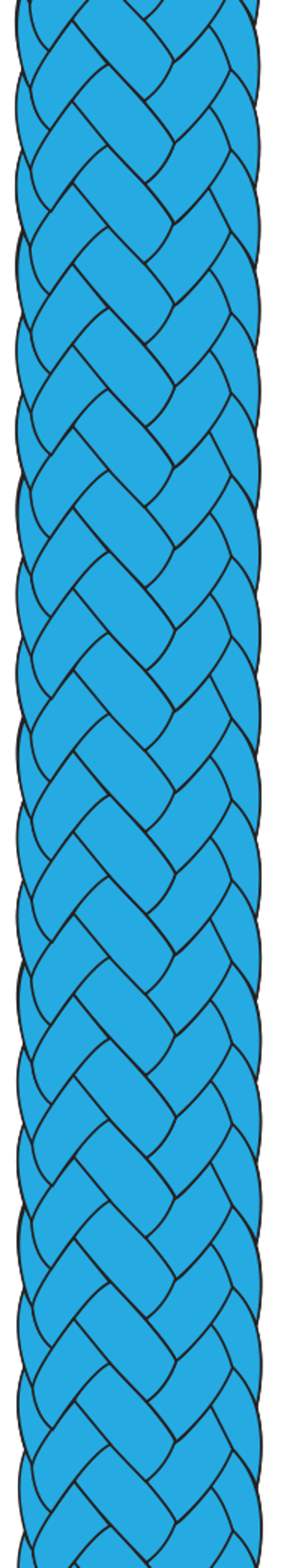 Braid on Braid Solids Blue