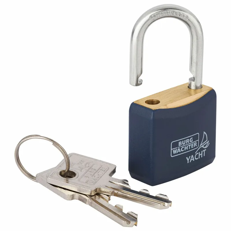 30mm Burg Wachter Yacht Padlock Seawater Proof single-1