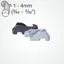 Clamcleat Side Entry Racing Micros Port Cleat Silver