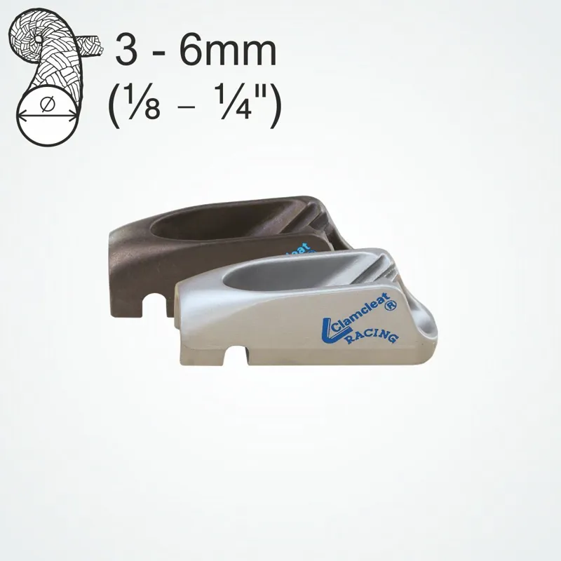 Clamcleat Racing Junior MK2 Cleat with Becket Silver