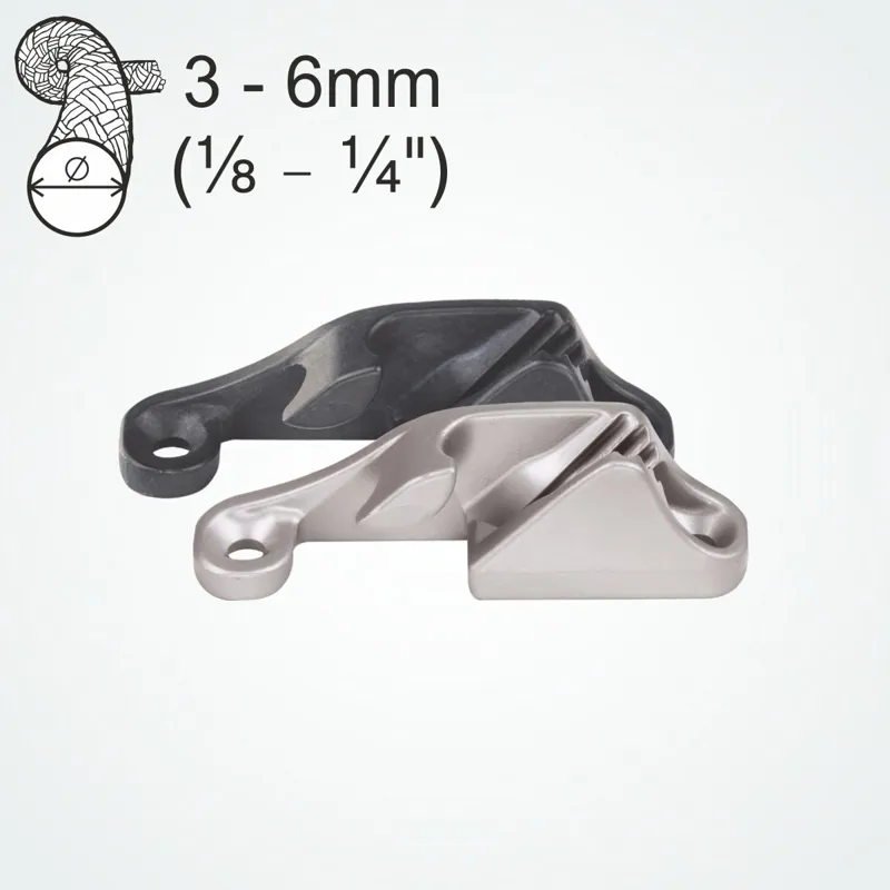 Clamcleat Side Entry MK1 Port Cleat Silver