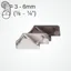 Clamcleat Side Entry Starboard Hard Anodised Cleat Black