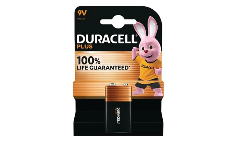 Duracell Plus 9V Single Pack Battery