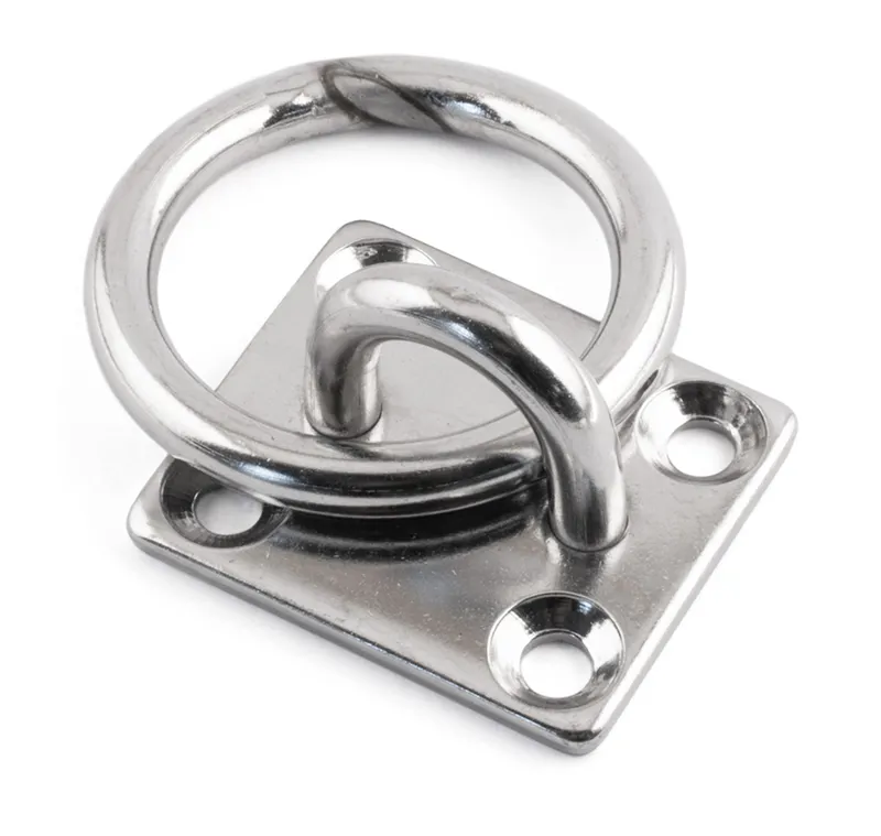 Sd Products Square Eye Plate With Ring 316 Stainless Steel 35x40mm