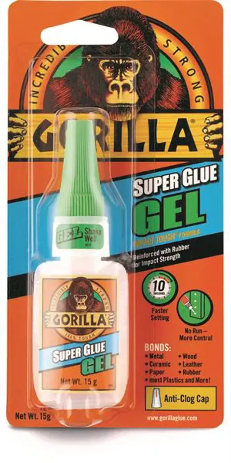 Gorilla Superglue Gel Adhesive 15g