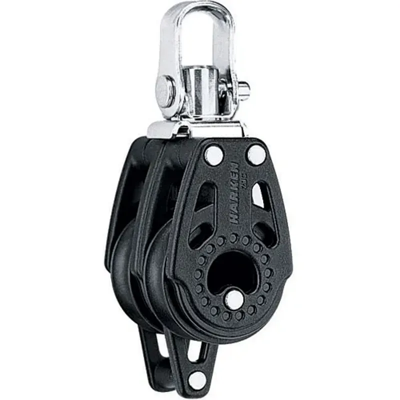 Harken 40mm Carbo Double Swivel Block with Becket